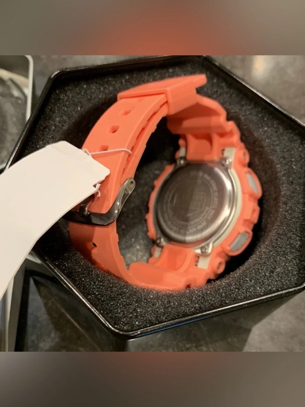 G-SHOCK CASIO Coral Orange Sport Watch Step Tracker